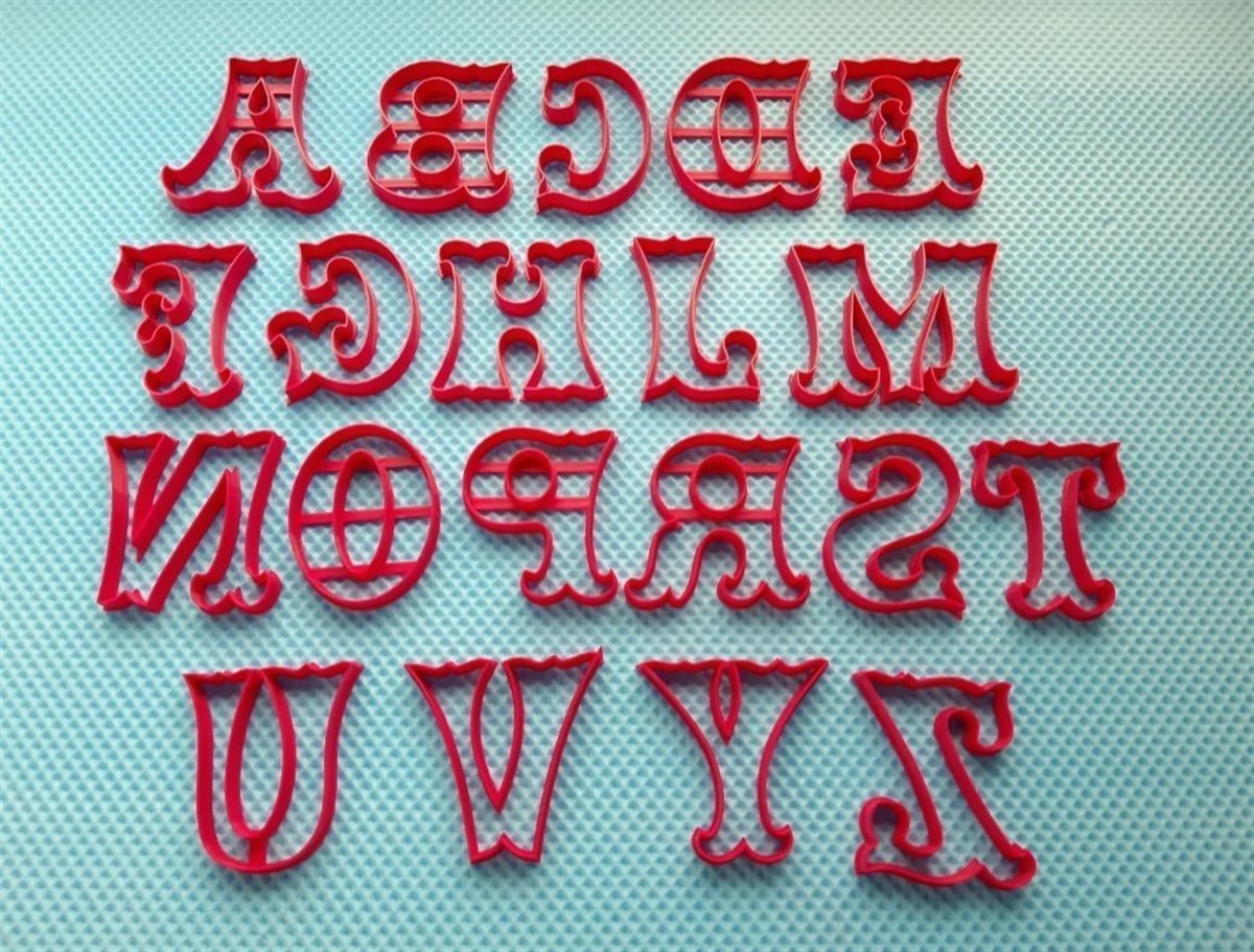 Circus Bubble Font Alfabe Seti- Büyük Harf