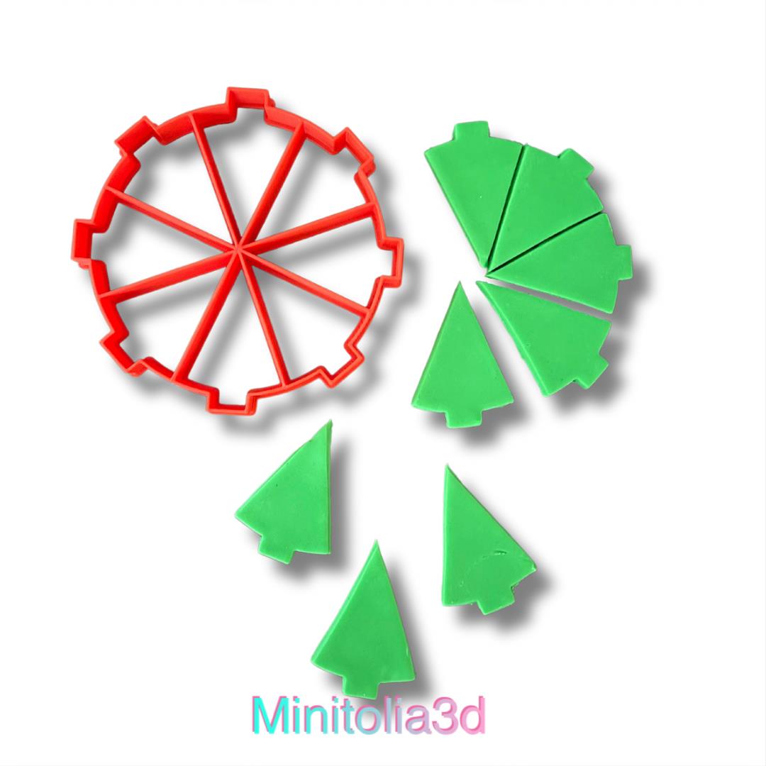 Çoklu Kesicili Yılbaşı Ağacı Kalıbı