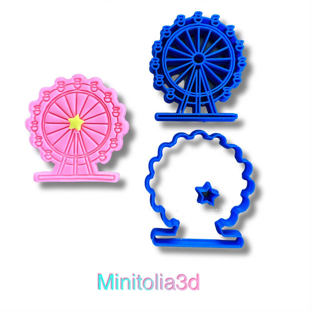 Dönme Dolap Kurabiye Kalıbı