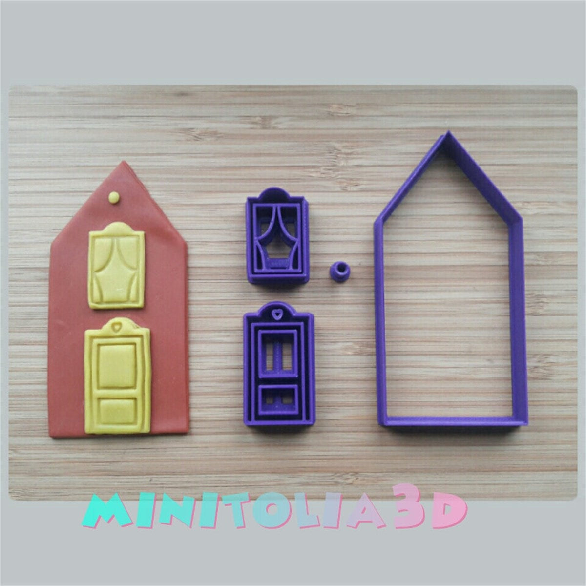 Yeni Yıl Ev Kalıp Seti -01