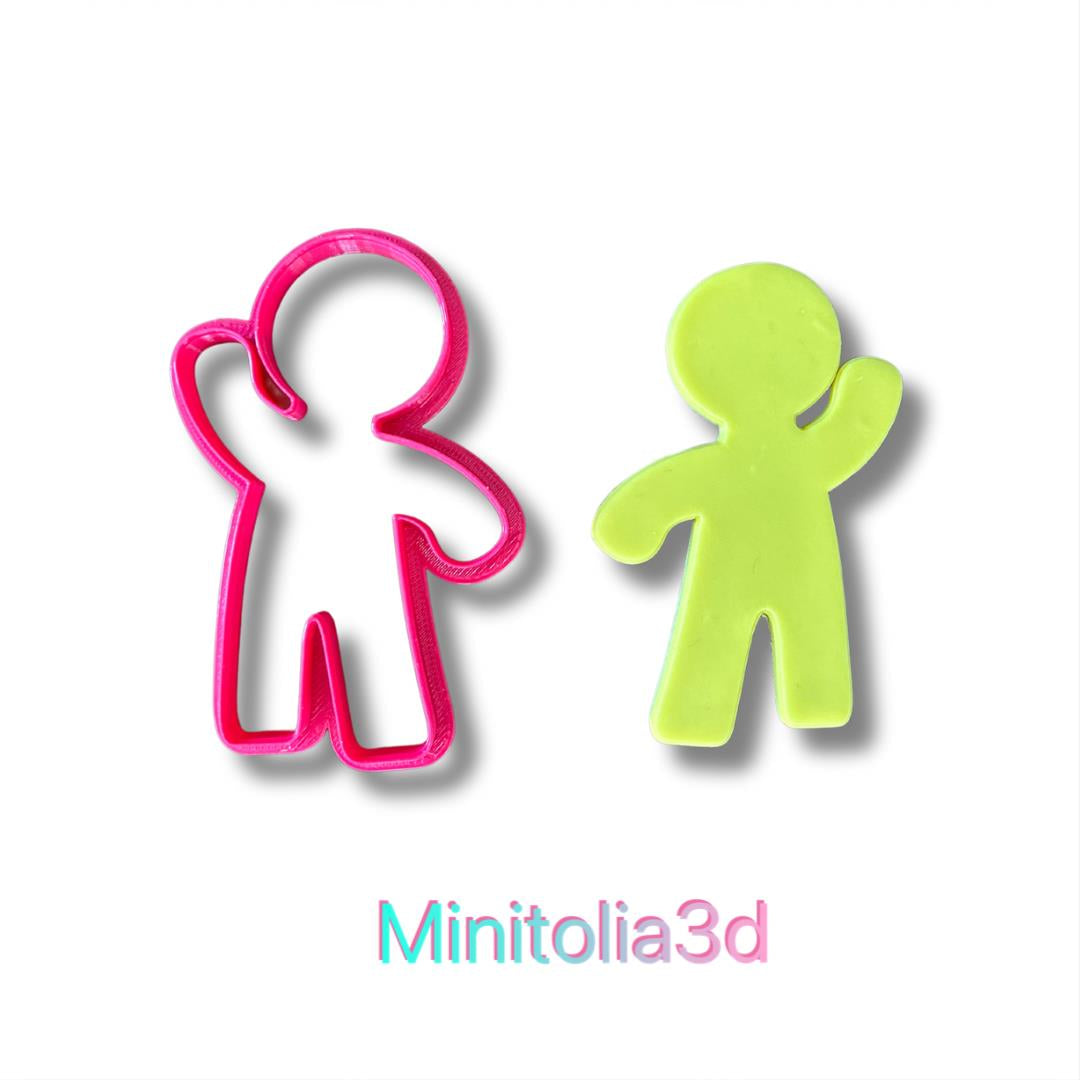 Gingerbread Man -11 Kurabiye Kalıbı