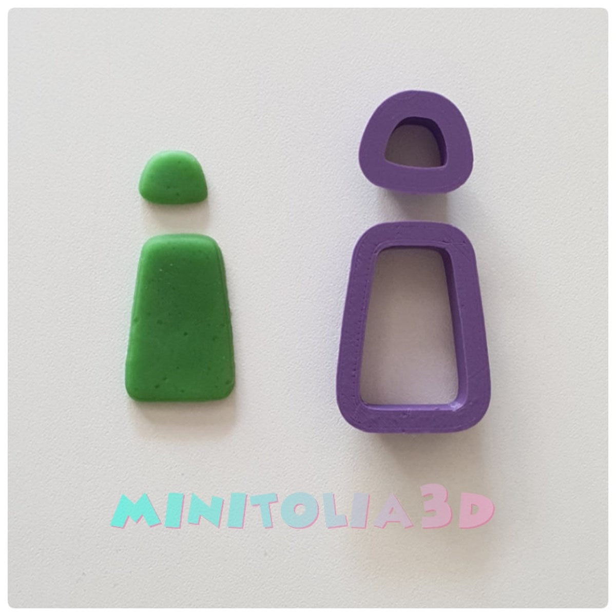 Polimer Kil Küpe Seti - 07