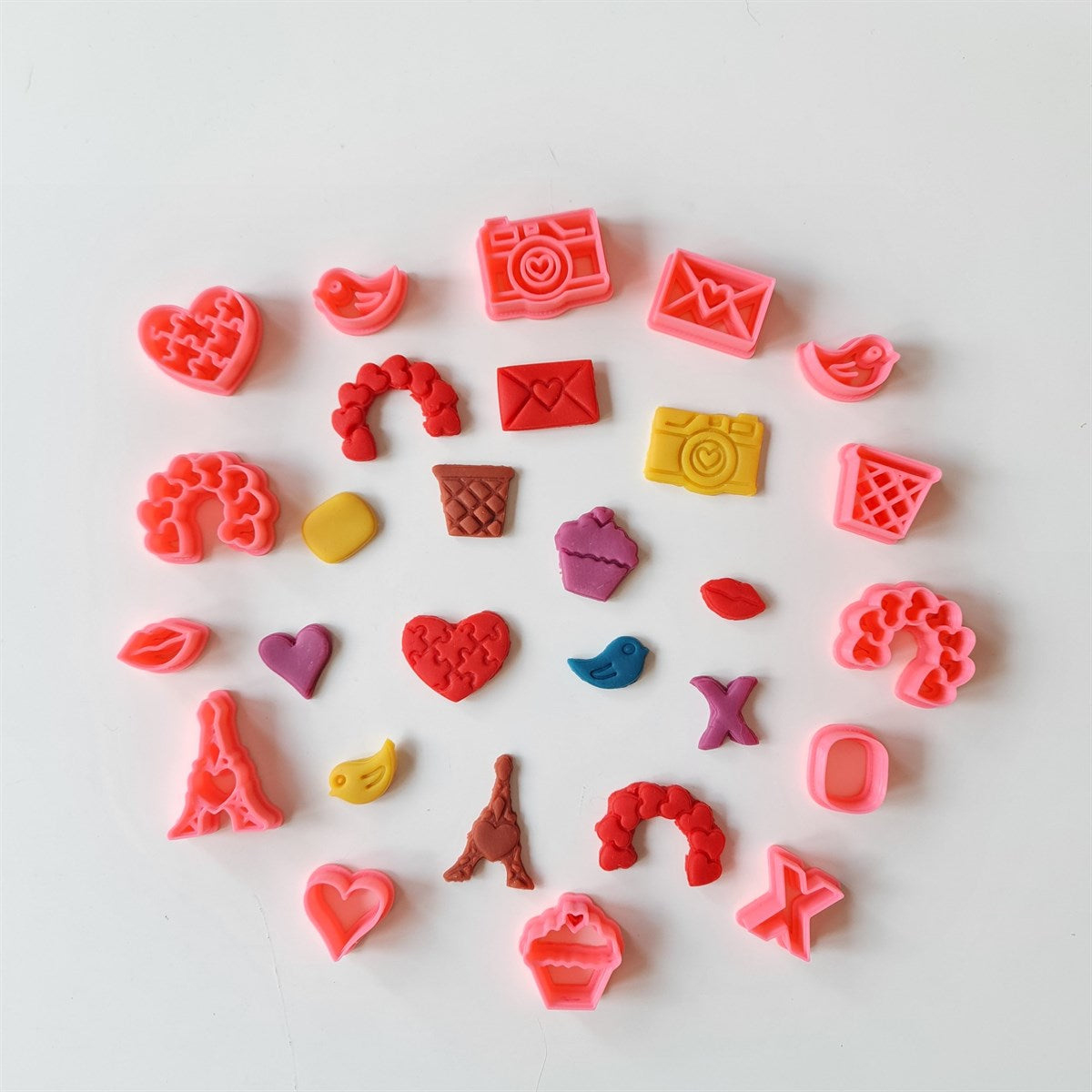 Polimer Kil Sevgililer Günü Seti