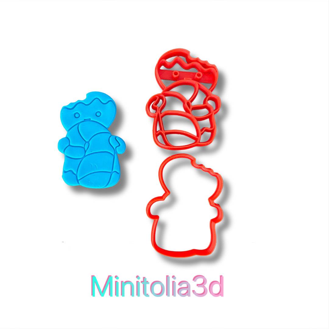 Şeker Kamışlı Gingerbread Man Kurabiye Kalıbı