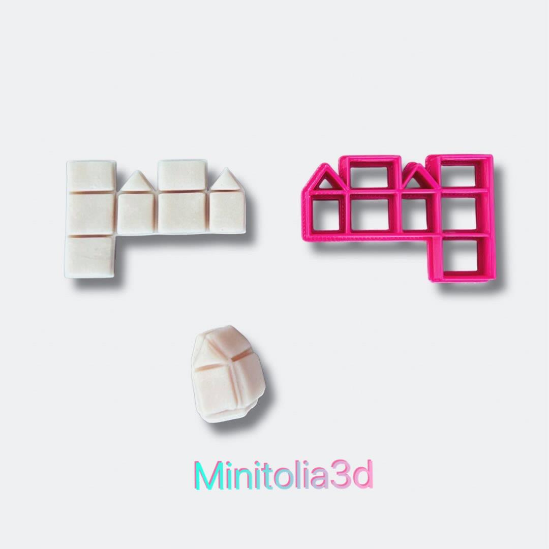 3 Boyutlu Gingerbread House Kalıbı