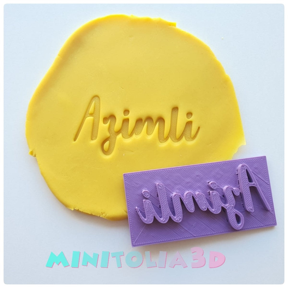 " Azimli " Yazı Damga