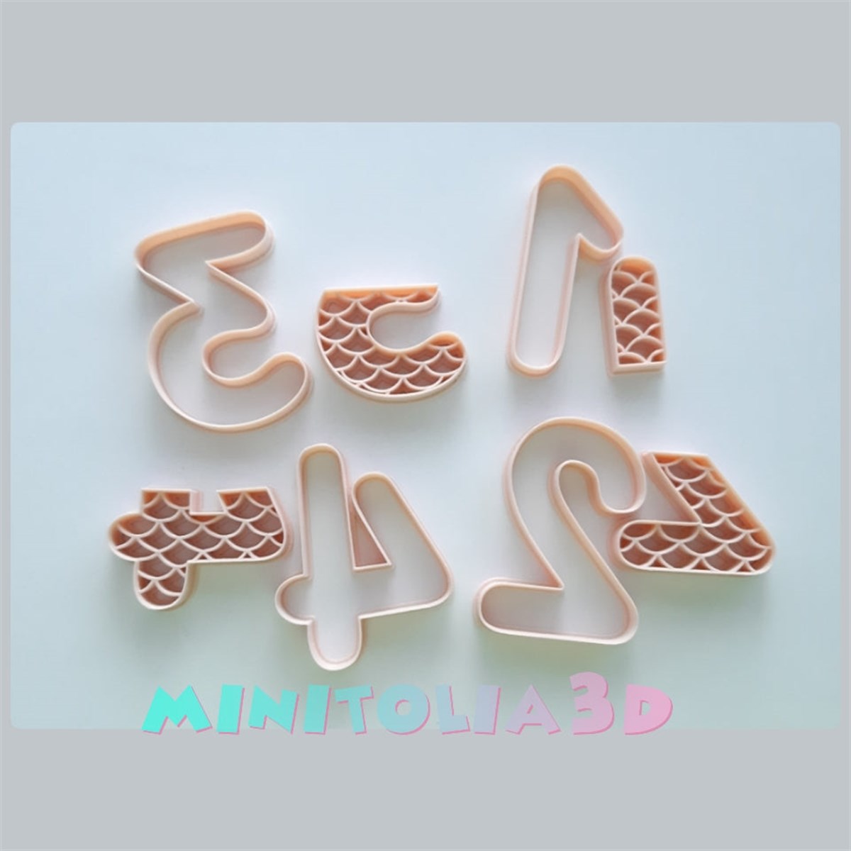 Balıksırtı Rakam Seti