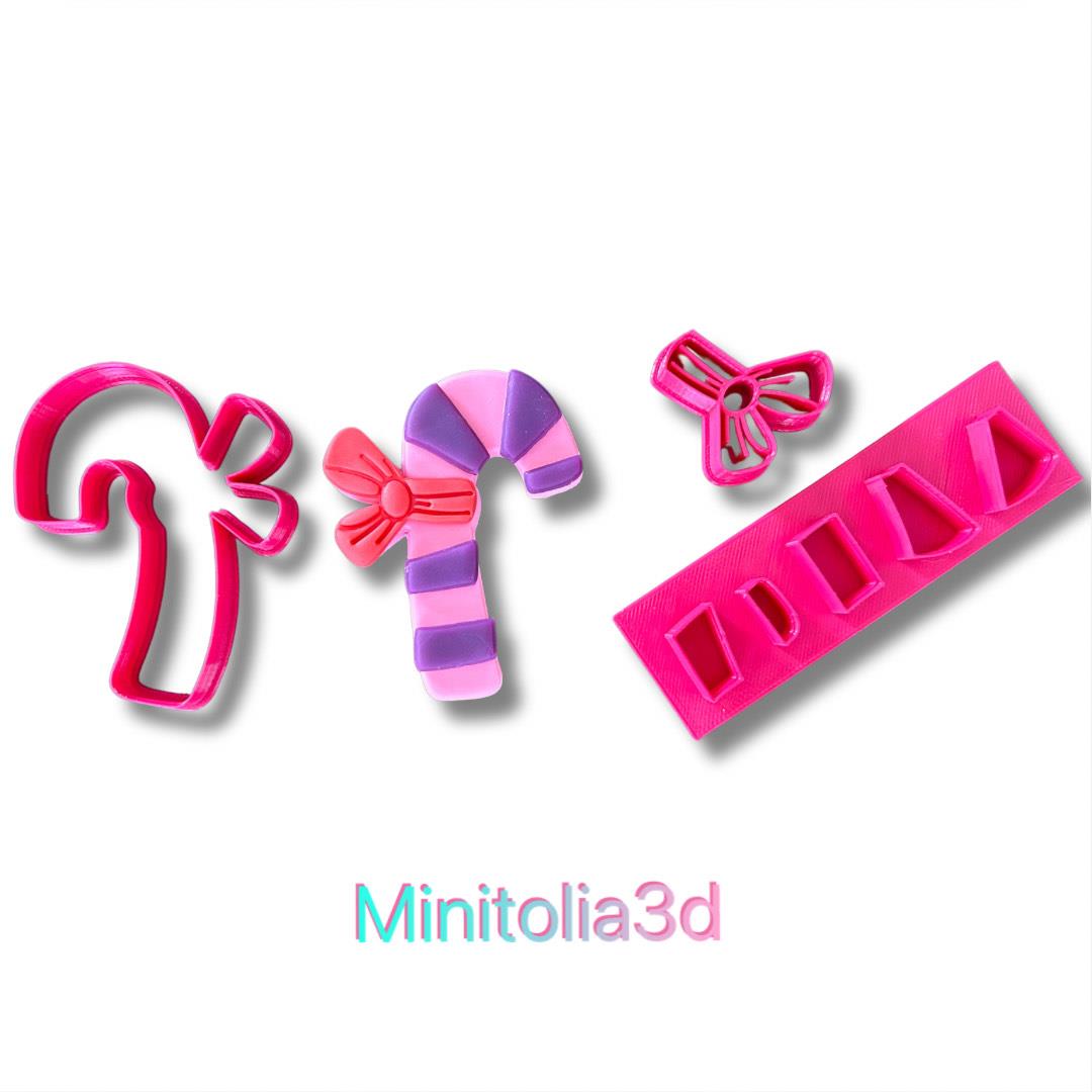 Baston Şeker -03 Kurabiye Kalıbı