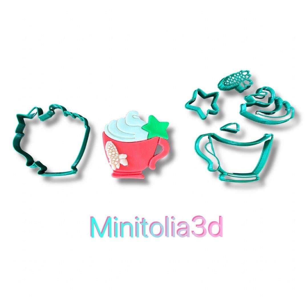 Kozalaklı Yeni Yıl Kahve Kurabiye Kalıbı