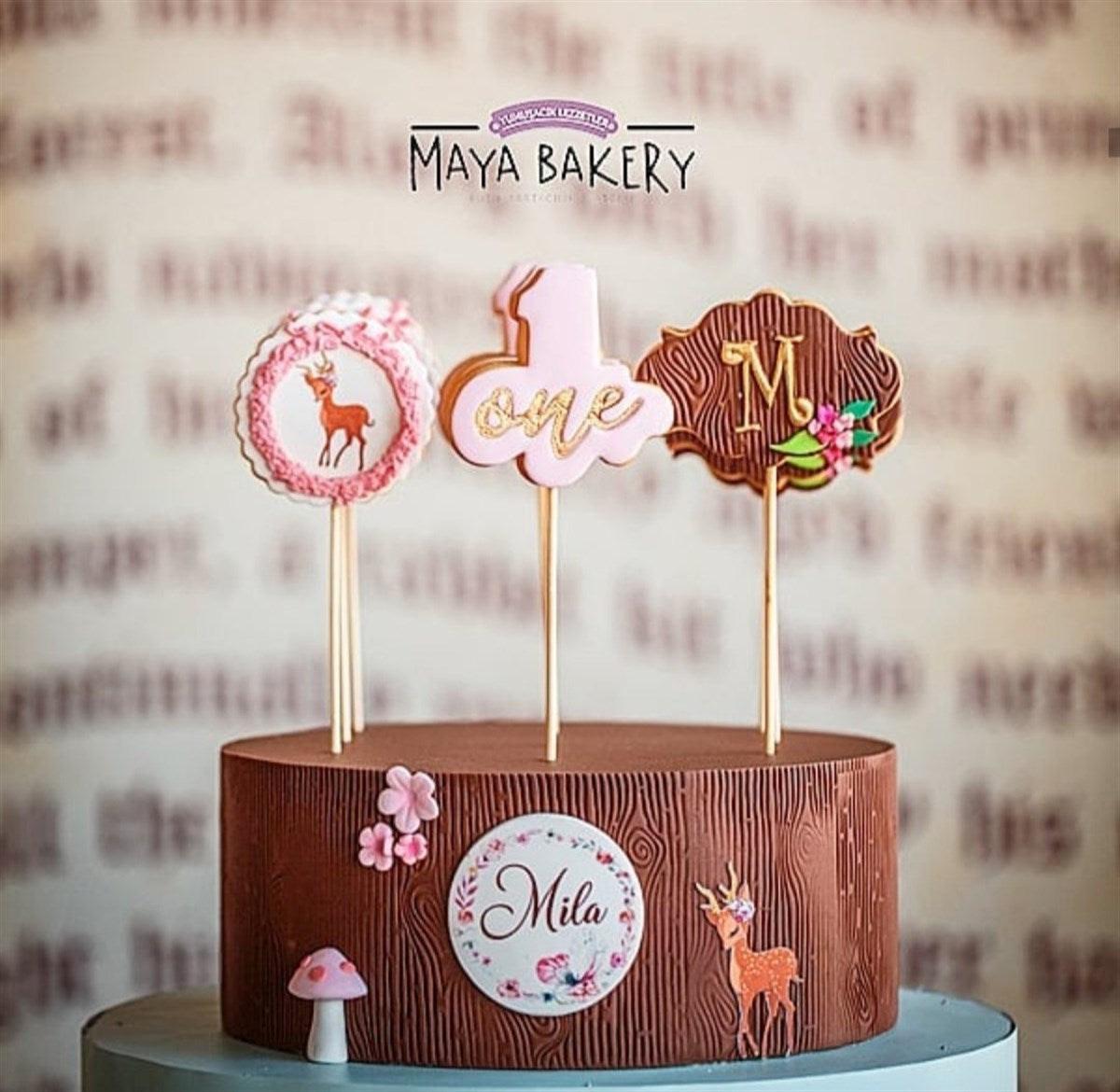 " One " Damgalı Bir Rakam Seti