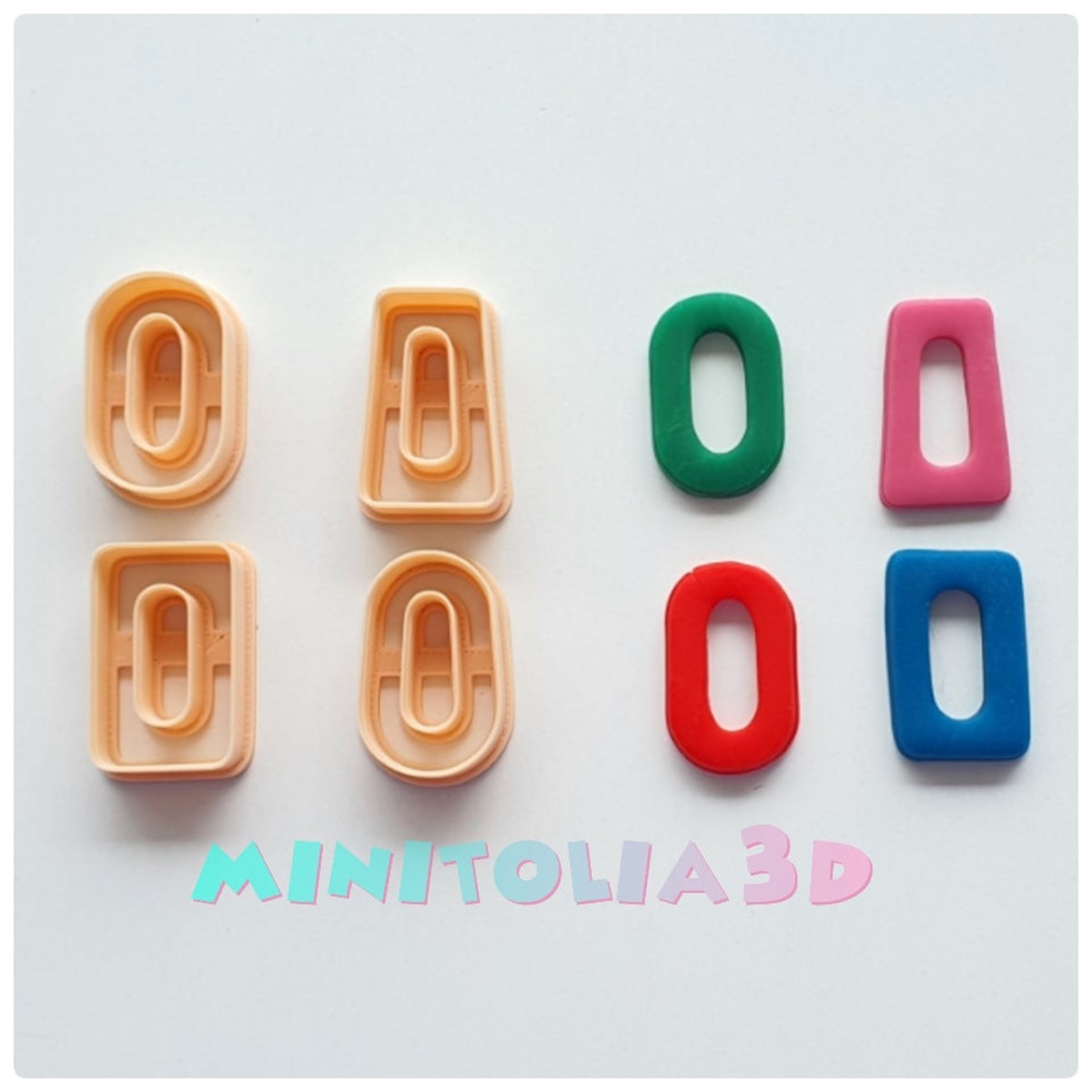 Polimer Kil Geometrik Desen Seti