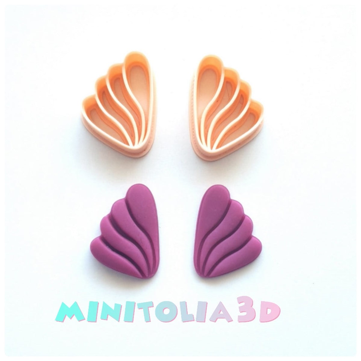 Polimer Kil Melek Kanat Deseni