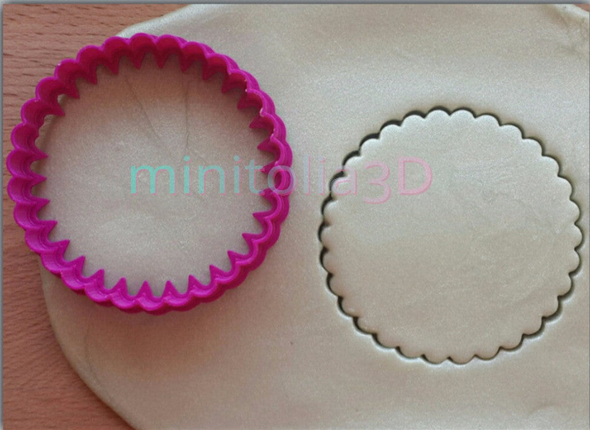 Tırtıklı Yuvarlak Plaka